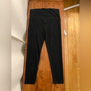 J. Crew black maternity leggings size medium EUC